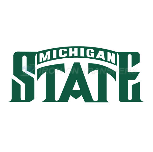 Michigan State Spartans Logo T-shirts Iron On Transfers N5058